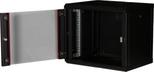 Szafa Equip Szafa serwerowa 19" 09U 600x450mm szklane drzwi czarny 2