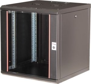 Szafa Equip Equip Serverschrank 19"  12U 600x600mm Glastür   schwarz 1