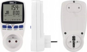 Emos Watomierz cyfrowy licznik energii do gniazdka 230V 16A 5-3680W Emos P5805 biały 2