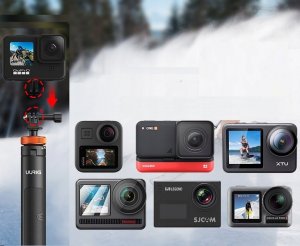 Statyw UUrig Statyw Do Telefonu Aparatu Kamery Wysoki 132cm + Adapter Gopro / Gwint 1.4" / Uurig / Tp-03 / A0009 6