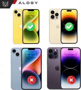 Alogy Szkło prywatyzujące do iPhone 14 / 14 Pro Anti-Spy Private Antyszpiegowskie hartowane na ekran matowe Alogy 3