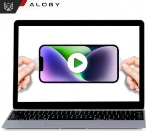 Alogy Szkło prywatyzujące do iPhone 14 / 14 Pro Anti-Spy Private Antyszpiegowskie hartowane na ekran matowe Alogy 9