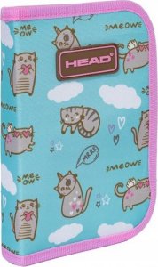 Piórnik Astra Piórnik pojedynczy dwuklapkowy bez wyposażenia Head Meow AC1 2