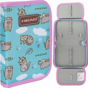 Piórnik Astra Piórnik pojedynczy dwuklapkowy bez wyposażenia Head Meow AC1 9