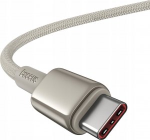 Kabel USB Baseus USB-C - USB-C 1 m Beżowy (BSU4881) 4