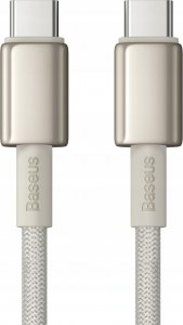Kabel USB Baseus USB-C - USB-C 1 m Beżowy (BSU4881) 5