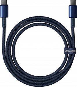 Kabel USB Baseus USB-C - USB-C 1 m Niebieski (BSU4879) 11