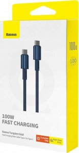 Kabel USB Baseus USB-C - USB-C 1 m Niebieski (BSU4879) 12