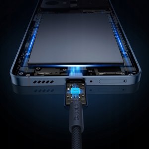 Kabel USB Baseus USB-C - USB-C 1 m Niebieski (BSU4879) 4