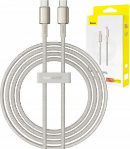 Kabel USB Baseus USB-C - USB-C 2 m Złoty (BSU4882) 14