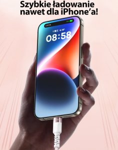 Kabel USB Awei USB-C - USB-C Czarny (AWEI185) 12