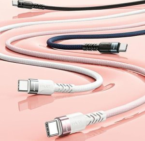 Kabel USB Awei USB-C - USB-C Czarny (AWEI185) 6