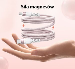 Kabel USB Awei USB-C - USB-C Czarny (AWEI185) 8