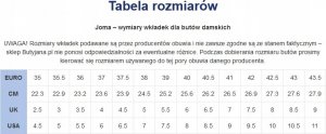 Buty trekkingowe damskie Joma Joma S.Land Lady 2429 SLALS2429 Różowe 36 6