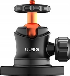 UUrig Uchwyt Przyssawka Magnetyczna Głowica Do Kamery Aparatu Na 1/4" Gopro Uurig / Bh-07 4