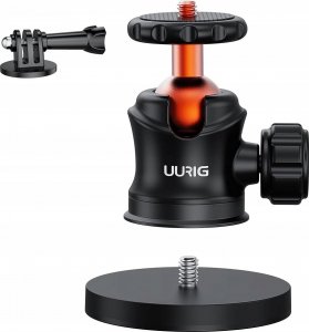 UUrig Uchwyt Przyssawka Magnetyczna Głowica Do Kamery Aparatu Na 1/4" Gopro Uurig / Bh-07 8