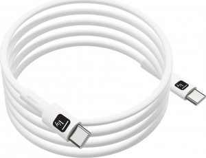 Kabel USB Techly USB-C - USB-C 1 m Biały (ICOC-MUSB20-C60W1) 4