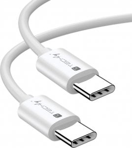 Kabel USB Techly USB-C - USB-C 1 m Biały (ICOC-MU4-40G240W1) 1