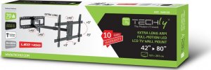 Techly Uchwyt ścienny do TV 42-80" LED/LCD 70kg obrotowy długi	 2