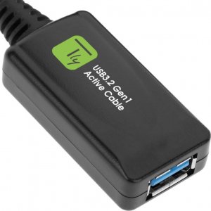 Kabel USB Techly USB-A - USB-A 5 m Czarny (ICUR3050G) 4