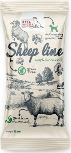 Syta Micha SYTA MICHA Sheep Line Kość do żucia Owca z brokułem dla psa 12cm 1