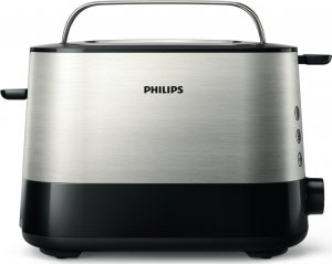 Toster Philips Philips | Toaster | HD2635/90 Viva Collection | Number of slots 2 | Housing material Metal/Plastic | Stainless Steel/Black 12