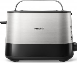 Toster Philips Philips | Toaster | HD2635/90 Viva Collection | Number of slots 2 | Housing material Metal/Plastic | Stainless Steel/Black 16