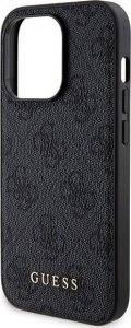 Guess Zestaw GUBPM5P14L4GEMGK iPhone 14 Pro 6.1" hardcase + Powerbank 5000mAh MagSafe czarny/black 4G Metal Logo NoSize 6