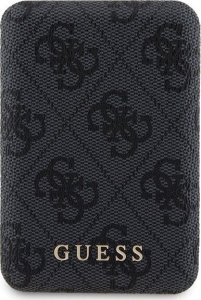 Guess Zestaw GUBPM5P14L4GEMGK iPhone 14 Pro 6.1" hardcase + Powerbank 5000mAh MagSafe czarny/black 4G Metal Logo NoSize 8