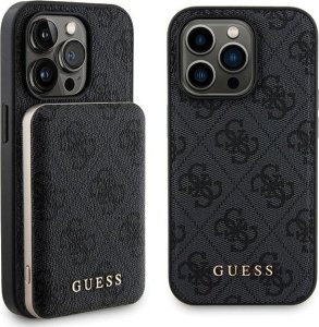 Guess Zestaw Guess GUBPM5P14X4GEMGK Apple iPhone 14 Pro Max hardcase + Powerbank 5000mAh MagSafe 4G Metal Logo czarny/black 1