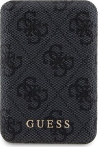 Guess Zestaw Guess GUBPM5P15L4GEMGK Apple iPhone 15 Pro hardcase + Powerbank 5000mAh MagSafe 4G Metal Logo czarny/black 8