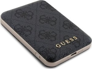 Guess Zestaw Guess GUBPM5P15X4GEMGK Apple iPhone 15 Pro Max hardcase + Powerbank 5000mAh MagSafe 4G Metal Logo czarny/black 10