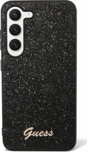 Guess Etui Guess GUHCS24LHGGSHK Samsung Galaxy S24 Ultra hardcase Glitter Script czarny/black 1