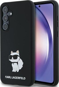 Karl Lagerfeld Etui Karl Lagerfeld KLHCSA35SMHCNPK Samsung Galaxy A35 hardcase Silicone Choupette Metal Pin czarny/black 1