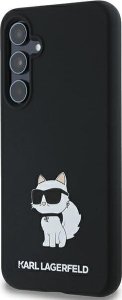 Karl Lagerfeld Etui Karl Lagerfeld KLHCSA35SMHCNPK Samsung Galaxy A35 hardcase Silicone Choupette Metal Pin czarny/black 2