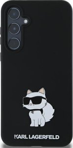 Karl Lagerfeld Etui Karl Lagerfeld KLHCSA35SMHCNPK Samsung Galaxy A35 hardcase Silicone Choupette Metal Pin czarny/black 3