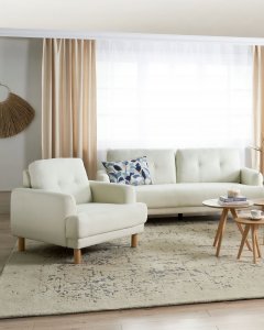 Beliani Fotel zlamana biel TUVE 11