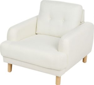 Beliani Fotel zlamana biel TUVE 7