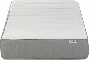 Beliani Materac piankowy z lateksem zdejmowany pokrowiec 90 x 200 cm twardy FANTASY 4