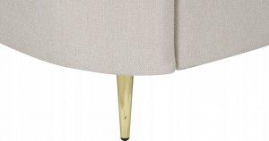 Beliani Sofa 2-osobowa jasnobeżowa TROSA 12