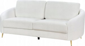 Beliani Sofa 3-osobowa boucle biała TROSA 5