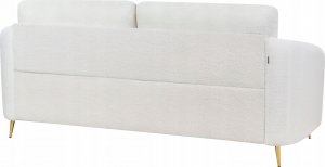 Beliani Sofa 3-osobowa boucle biała TROSA 6