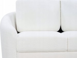 Beliani Sofa 3-osobowa boucle biała TROSA 7