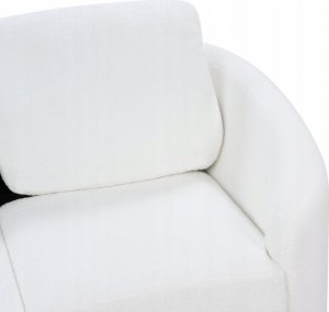 Beliani Sofa 3-osobowa boucle biała TROSA 8