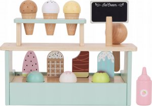 Tooky Toy TOOKY TOY Stragan z Lodami Lodziarnia Drewniana 3