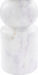 Beliani Świecznik marmurowy biały IOANNINA 4