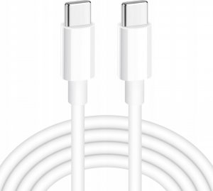 Kabel USB iBOX USB-C - USB-C 1 m Biały (IKUTCS1W) 1