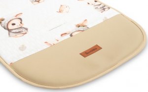 Sensillo WKŁADKA MUŚLINOWA DO WÓZKA - KRÓLICZKI BEŻOWY 4