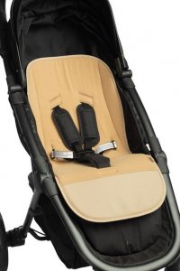 Sensillo WKŁADKA MUŚLINOWA DO WÓZKA - KRÓLICZKI BEŻOWY 5