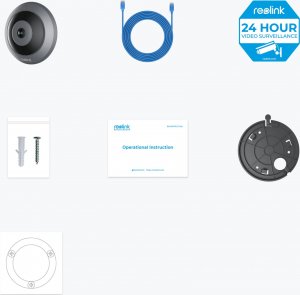 Kamera IP Reolink Reolink | 360° Panoramic Indoor Fisheye Camera with Smart Detection | Fisheye Series P520 | Fisheye | 6 MP | 1.98mm/F2.0 | H.265 | Micro SD, Max. 256GB 3